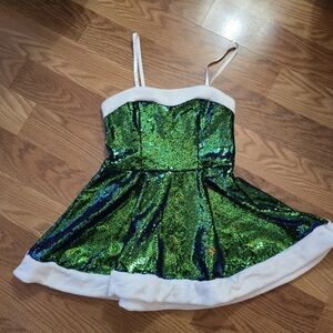 NWT Green Sequin Costume Dress